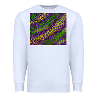 White mardi gras leopard Premium Sweatshirt - RanaPortraitStore