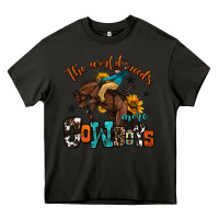 Asphalt the world needs more cowboys Heavy Core Tee - OliviaCreatesArt