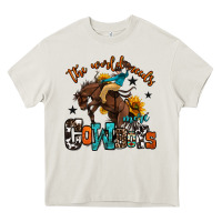 Cream the world needs more cowboys Heavy Core Tee - OliviaCreatesArt