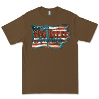 Cacao God Bless America Premium Tee - FaDigitalArtStudio