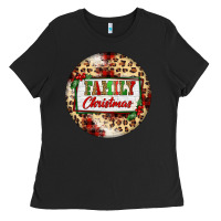 Black Family Christmas Ladies Tee - FaDigitalArtStudio
