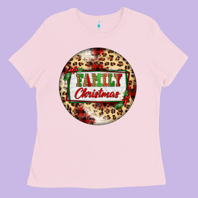 Family Christmas Ladies Tee Designed By Fadigitalartstudio
