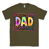Army Green lgbtq tie dye dad Classic Tee - OliviaCreatesArt