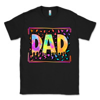 Black lgbtq tie dye dad Classic Tee - OliviaCreatesArt