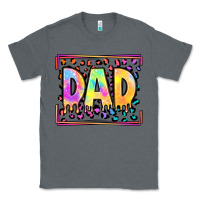 Charcoal Heather lgbtq tie dye dad Classic Tee - OliviaCreatesArt
