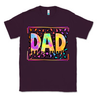 Plum lgbtq tie dye dad Classic Tee - OliviaCreatesArt