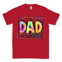 Red lgbtq tie dye dad Classic Tee - OliviaCreatesArt