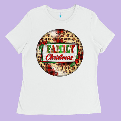 Family Christmas Ladies Tee Designed By Fadigitalartstudio