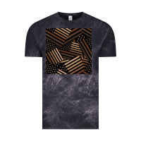 Cloud Black melanin american flag seamless pattern Vintage Tee - BundleAndBundleShop