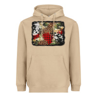 Mushroom army cowhide leopard Christmas Heavyweight Hoodie - Jasminsmagicworld