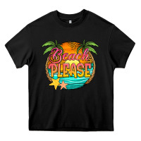 Black beach please Heavy Core Tee - Jasminsmagicworld
