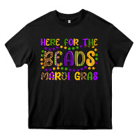 Black here for the beads mardi gras Heavy Core Tee - OliviaCreatesArt