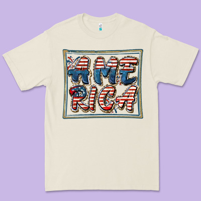 America Premium Tee Designed By Fadigitalartstudio