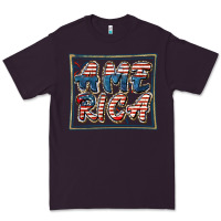 Plum America Premium Tee - FaDigitalArtStudio