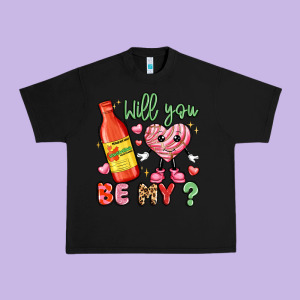 Will You Be My Urban Heavy Tee Designed By Lillyallendesigns