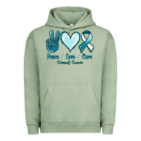 Pigment Oil Green Peace Love Cure Cervical Cancer Urban Hoodie - Jasminsmagicworld