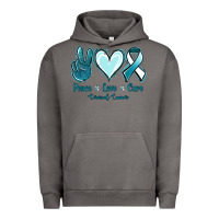 Pigment Tornado Peace Love Cure Cervical Cancer Urban Hoodie - Jasminsmagicworld