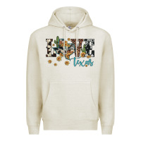 Oatmeal Heather love texas map sunflower cactus cowhide leopard Premium Hoodie - Artiststas