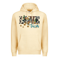 Pina Colada love texas map sunflower cactus cowhide leopard Premium Hoodie - Artiststas