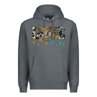 Rock love texas map sunflower cactus cowhide leopard Premium Hoodie - Artiststas