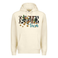 Sandshell love texas map sunflower cactus cowhide leopard Premium Hoodie - Artiststas