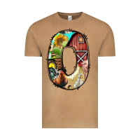 Vintage Camel farm life alphabet lowercase letters o Vintage Tee - BundleAndBundleShop