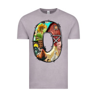 Vintage Zinc farm life alphabet lowercase letters o Vintage Tee - BundleAndBundleShop