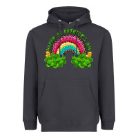 Smoke Happy St. Patrick's Day Rainbow And Shamrock Heavyweight Hoodie - RanaPortraitStore