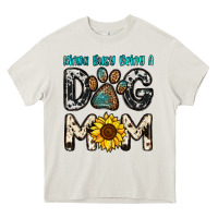 Cream kinda busy being a dog mom Heavy Core Tee - OliviaCreatesArt