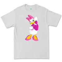 Dove Grey daisy duck Premium Tee - baoMotion