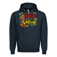 Navy My first cinco de mayo Zipper Hoodie - RanaPortraitStore
