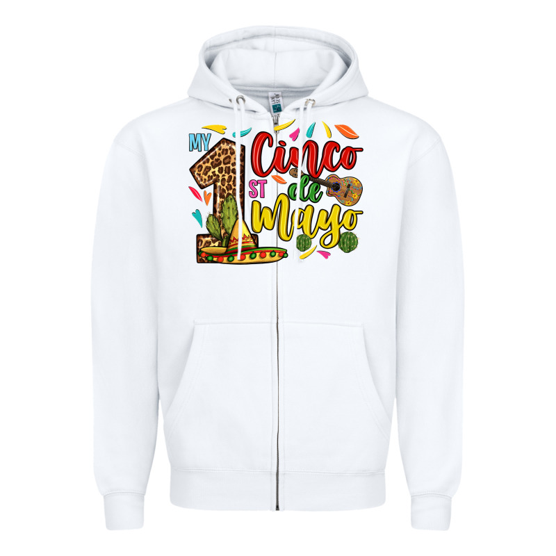 My First Cinco De Mayo Zipper Hoodie by RanaPortraitStore | Teevron