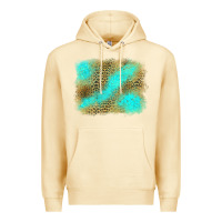 Pina Colada Turquoise Leopard Background Premium Hoodie - Jasminsmagicworld