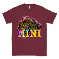 Burgundy football mini Classic Tee - OliviaCreatesArt