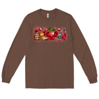 Chestnut Merry Christmas Long Sleeve Tee - CowhideDigitalArt