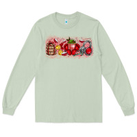Matcha Merry Christmas Long Sleeve Tee - CowhideDigitalArt