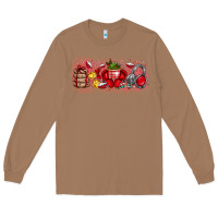 Toasted Coconut Merry Christmas Long Sleeve Tee - CowhideDigitalArt