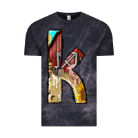 Cloud Black farm life alphabet lowercase letters k Vintage Tee - BundleAndBundleShop