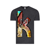 Vintage Black farm life alphabet lowercase letters k Vintage Tee - BundleAndBundleShop