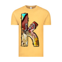 Vintage Mustard farm life alphabet lowercase letters k Vintage Tee - BundleAndBundleShop