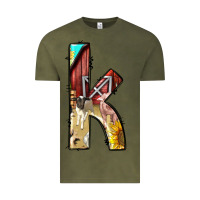 Vintage Olive farm life alphabet lowercase letters k Vintage Tee - BundleAndBundleShop