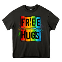 Asphalt free hugs Heavy Core Tee - OliviaCreatesArt