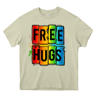 Mossy free hugs Heavy Core Tee - OliviaCreatesArt
