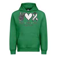 Emerald Peace Love Cure Lung Cancer Urban Hoodie - Jasminsmagicworld