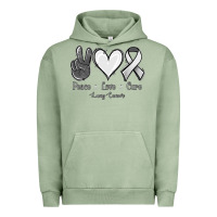 Pigment Oil Green Peace Love Cure Lung Cancer Urban Hoodie - Jasminsmagicworld