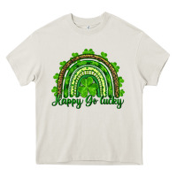 Cream st. patrick's day happy go lucky Heavy Core Tee - RanaPortraitStore