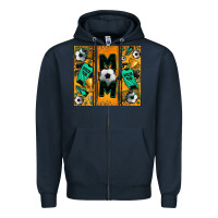 Navy soccer mom tumbler Zipper Hoodie - Jasminsmagicworld