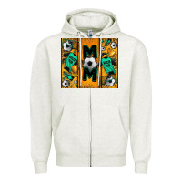 Oatmeal Heather soccer mom tumbler Zipper Hoodie - Jasminsmagicworld