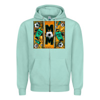 Seafoam soccer mom tumbler Zipper Hoodie - Jasminsmagicworld