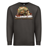 Smoke Merry christmas skull Premium Sweatshirt - RanaPortraitStore